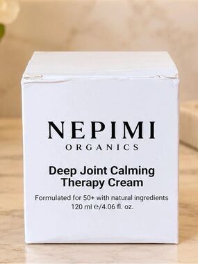 NIB Nepimi Organics Deep Joint Calming Therapy Cream 4.06oz/120ml